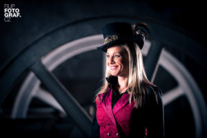Steampunk portrétní fotografie